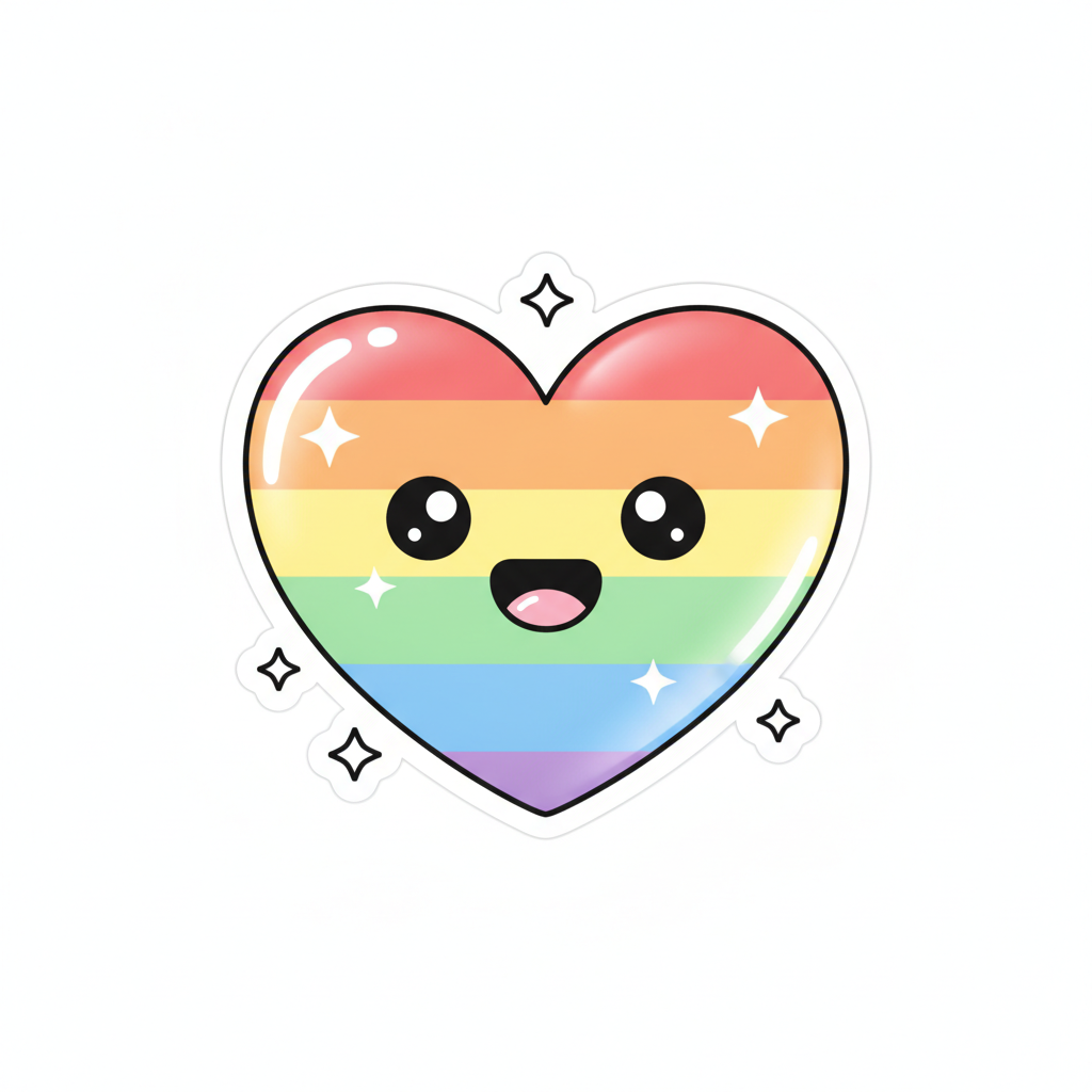 Rainbow Heart